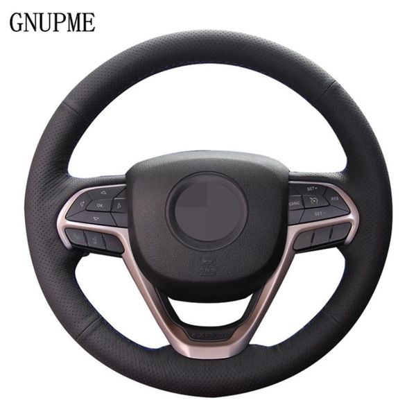 diy hand-stitched black leather black artificial leather car steering wheel covers wrap for grand 2014 2020 2020
diy hand-stitched black leather black artificial leather car steering wheel covers wrap for grand 2014 2020 2020