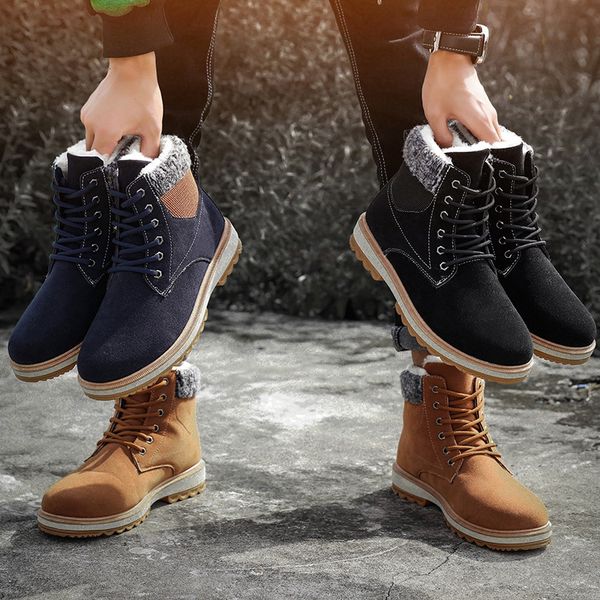 weweya 2020 winter fur warm male boots for men casual shoes plush snow boots ankle fur brand outdoor footwear sneakers, Black
weweya 2020 winter fur warm male boots for men casual shoes plush snow boots ankle fur brand outdoor footwear sneakers, Black