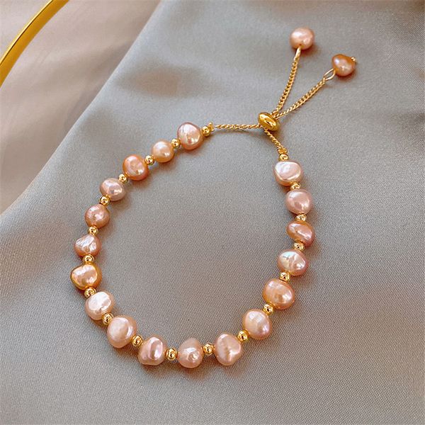 charm bracelets baroque irregular pearl for women girls 2021 fashion elegant tassel jewelry gifts online sell, Golden;silver
charm bracelets baroque irregular pearl for women girls 2021 fashion elegant tassel jewelry gifts online sell, Golden;silver