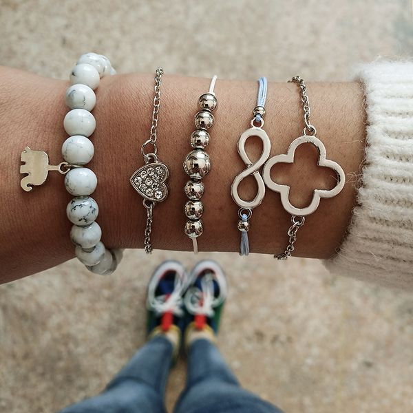 retro bracelets for women geometric beaded charm bracelets cutout love heart friendship bracelet sphere adjustable girl jewelry, Golden;silver
retro bracelets for women geometric beaded charm bracelets cutout love heart friendship bracelet sphere adjustable girl jewelry, Golden;silver