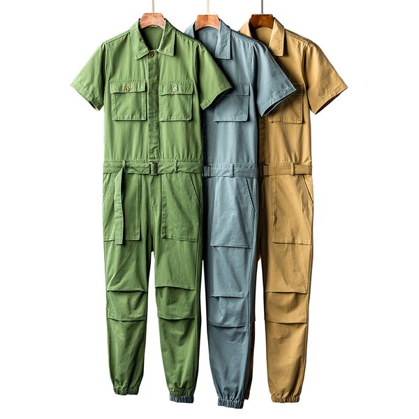 jumpsuits men short sleeve one piece overalls cotton casual mens jumpsuit rompers summer male set clothes plus size 5xl, Gray
jumpsuits men short sleeve one piece overalls cotton casual mens jumpsuit rompers summer male set clothes plus size 5xl, Gray