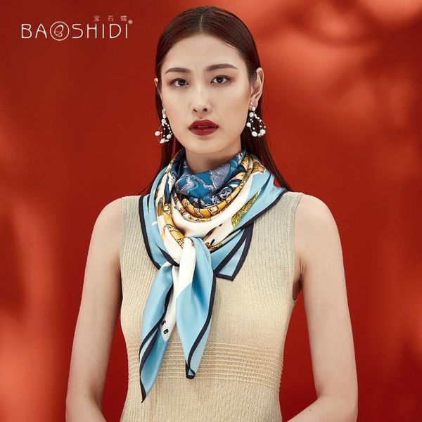 shawls spring accessories square scarves printed for ladies fashion lovers 100% natural silk scarf 106*106cm, Blue;gray
shawls spring accessories square scarves printed for ladies fashion lovers 100% natural silk scarf 106*106cm, Blue;gray