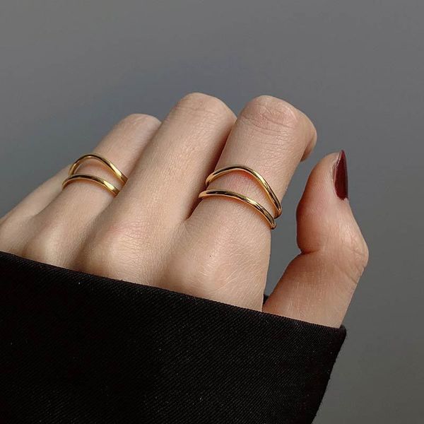 cluster rings 2021 minimalist double layer curve geometric hollow s925 sterling silver 18k gold plated for women jewelry, Golden;silver
cluster rings 2021 minimalist double layer curve geometric hollow s925 sterling silver 18k gold plated for women jewelry, Golden;silver