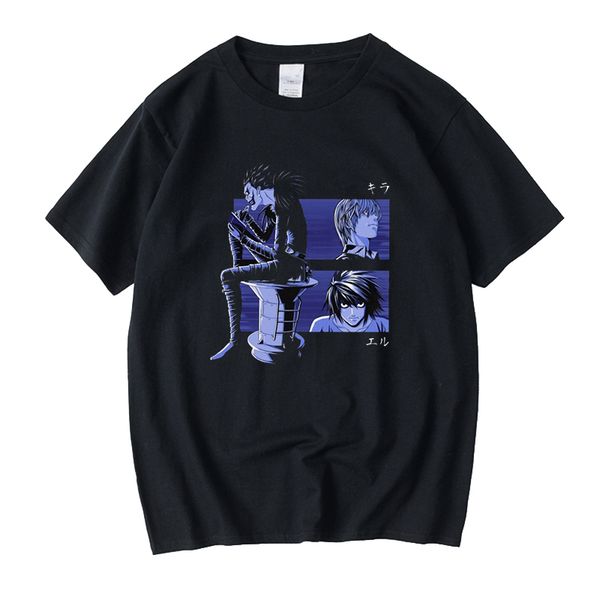 новизна death note shinigami ryuk tshirt мужчины с коротким рукавом японской манга свет яги l тенниска 100% хлопок anime tee идея подарок
новизна death note shinigami ryuk tshirt мужчины с коротким рукавом японской манга свет яги l тенниска 100% хлопок anime tee идея подарок