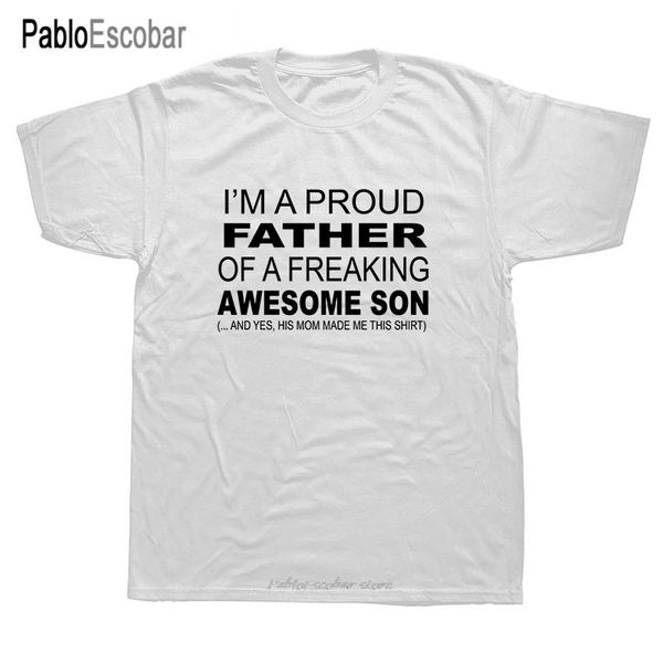 funny i'm a proud dad of freaking awesome son t shirts men o neck short sleeve cotton mens t-shirt hiphop man tees
funny i'm a proud dad of freaking awesome son t shirts men o neck short sleeve cotton mens t-shirt hiphop man tees