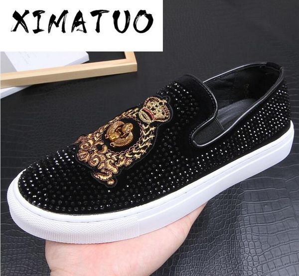 новый одуванчика шипы плоских кожаных ботинки rhinestone люди способ вышивка loafer ботинки платье курительного слиппер повседневной алмазна, Black
новый одуванчика шипы плоских кожаных ботинки rhinestone люди способ вышивка loafer ботинки платье курительного слиппер повседневной алмазна, Black