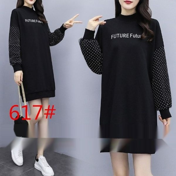 plus plus size women's clothing 2020 autumn new straight slimming dress slightly fat sister belly cover age-reducing dress zi0fy, Black
plus plus size women's clothing 2020 autumn new straight slimming dress slightly fat sister belly cover age-reducing dress zi0fy, Black