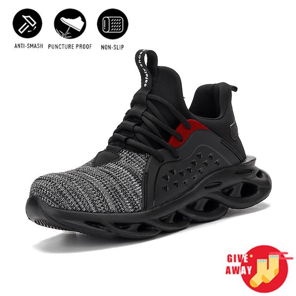 boots men steel toe cap safety shoes work anti-smashing construction plus size sneakers scarpe antinfortunistiche uomo, Black
boots men steel toe cap safety shoes work anti-smashing construction plus size sneakers scarpe antinfortunistiche uomo, Black