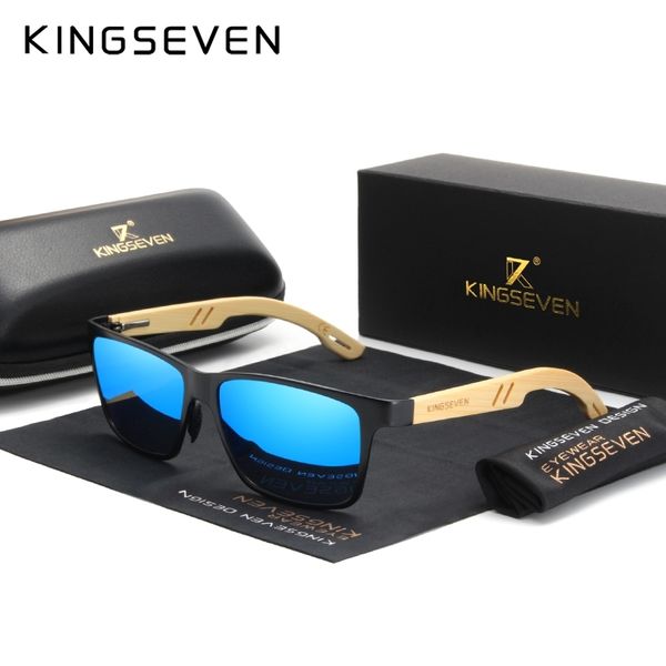 kingseven brand original design aluminum+bamboo natural wooden handmade sunglasses men polarized eyewear sun glasses for women, White;black
kingseven brand original design aluminum+bamboo natural wooden handmade sunglasses men polarized eyewear sun glasses for women, White;black
