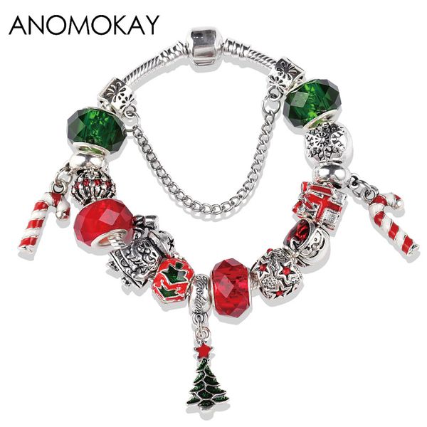 charm bracelets drop christmas tree snowman crutch bracelet for women diy crystal enamel beads year xmas jewelry gift, Golden;silver
charm bracelets drop christmas tree snowman crutch bracelet for women diy crystal enamel beads year xmas jewelry gift, Golden;silver