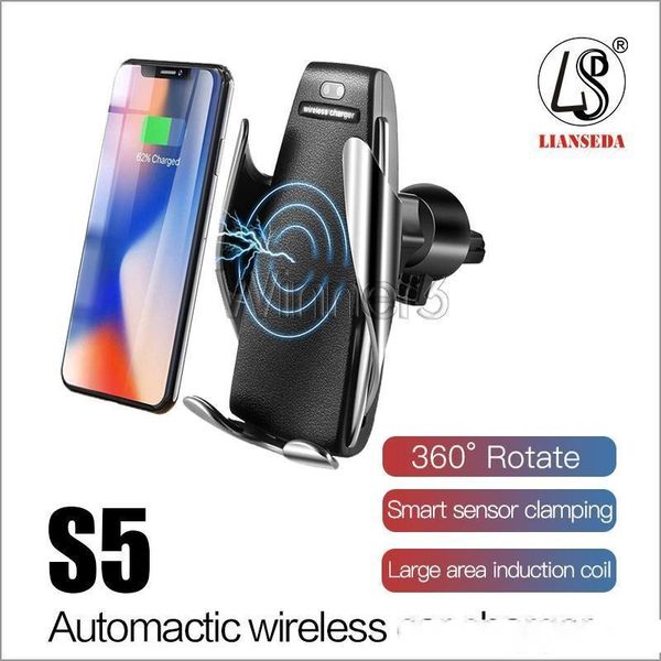 automatic sensor car wireless charger for iphone xs max xr x samsung s10 s9 intelligent infrared fast wirless charging phone holder s5 hot
automatic sensor car wireless charger for iphone xs max xr x samsung s10 s9 intelligent infrared fast wirless charging phone holder s5 hot