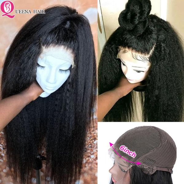 lace wigs kinky straight wig 6x6 closure preplucked 13x4 front human hair remy brazilian 150, Black;brown
lace wigs kinky straight wig 6x6 closure preplucked 13x4 front human hair remy brazilian 150, Black;brown