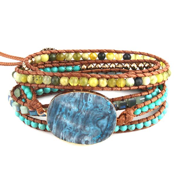 charm bracelets fashion beaded jewelry handmade mixed natural stones/glass and stone 5 strands wrap drop, Golden;silver
charm bracelets fashion beaded jewelry handmade mixed natural stones/glass and stone 5 strands wrap drop, Golden;silver