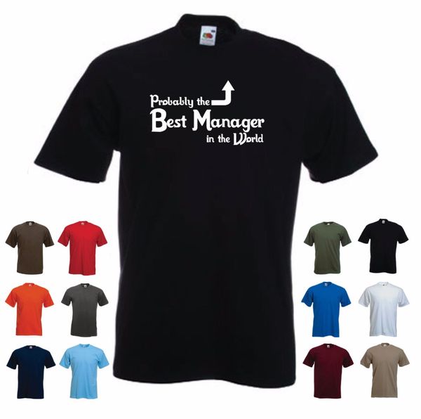 2019 fashion 100% cotton 'probably the manager in the world' funny men's job gift t-shirt tee shirt
2019 fashion 100% cotton 'probably the manager in the world' funny men's job gift t-shirt tee shirt