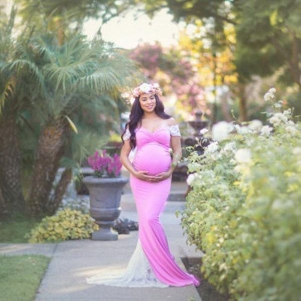 maternity dresses for p shoot shoulderless stretchy pink cotton pregnant long dress gown jersey pregnancy clothes large size, White
maternity dresses for p shoot shoulderless stretchy pink cotton pregnant long dress gown jersey pregnancy clothes large size, White
