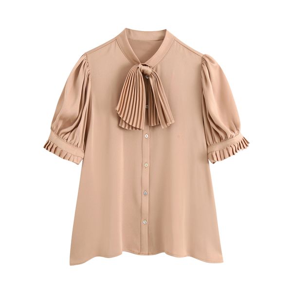 fandy lokar o neck bow blouses women fashion fold silk satin textured shirts women elegant puff sleeve female ladies hl, White
fandy lokar o neck bow blouses women fashion fold silk satin textured shirts women elegant puff sleeve female ladies hl, White