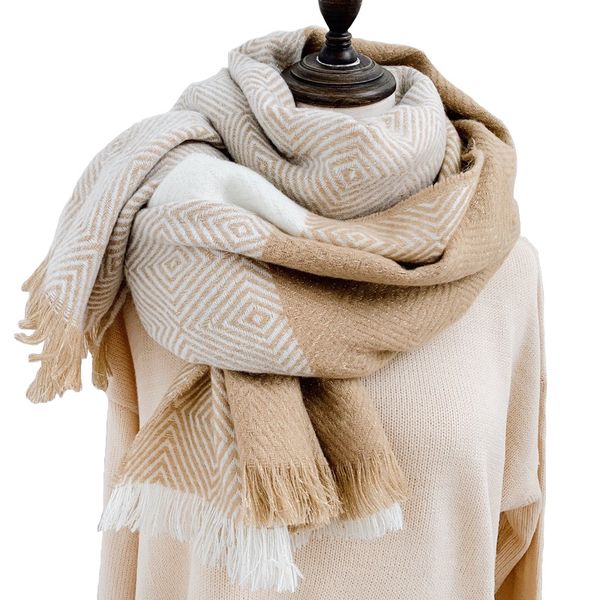 scarves latest outdoor women winter cashmere woolen shawl capes girls poncho warm scarf 75x210cm, Blue;gray
scarves latest outdoor women winter cashmere woolen shawl capes girls poncho warm scarf 75x210cm, Blue;gray