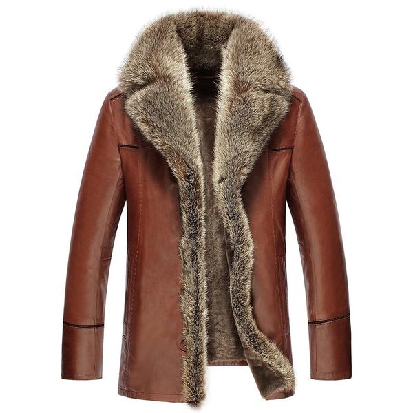 pu winter coats men fashion casual slim lapel plain long sleeve button thick black fur lapel mens leather overcoat down jackets
pu winter coats men fashion casual slim lapel plain long sleeve button thick black fur lapel mens leather overcoat down jackets