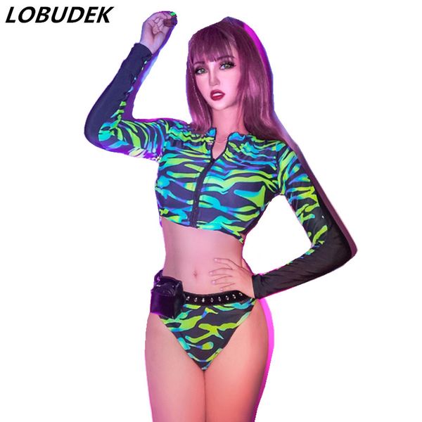 summer 2-piece women camouflage set short shorts outfit bar nightclub dj singer dancer jazz pole dancing costume, Gray
summer 2-piece women camouflage set short shorts outfit bar nightclub dj singer dancer jazz pole dancing costume, Gray