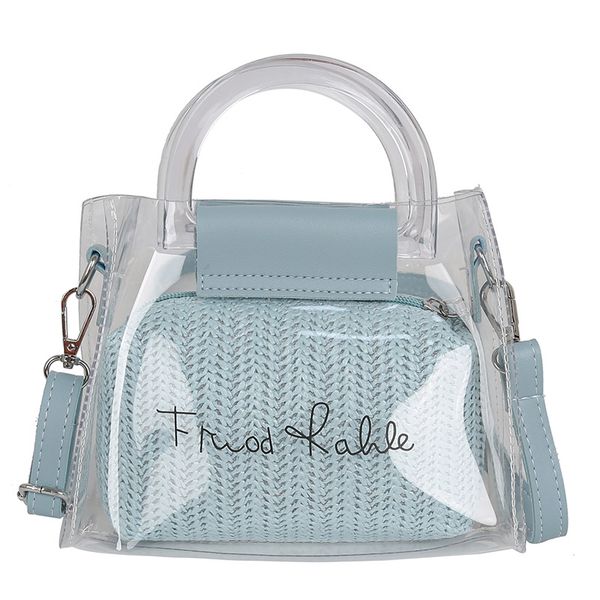 new fashion transparent pvc jelly handbag two piece with straw zipper purse female small sweet crossbody bags shoulder pouch
new fashion transparent pvc jelly handbag two piece with straw zipper purse female small sweet crossbody bags shoulder pouch