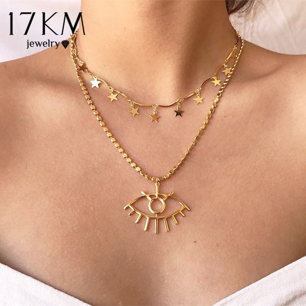 17km 2020 fashion key pendants necklaces for women heart flower choker necklace ethnic multilayer female bohemian jewelry, Silver
17km 2020 fashion key pendants necklaces for women heart flower choker necklace ethnic multilayer female bohemian jewelry, Silver