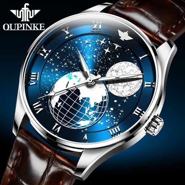 classic aviation watch multifunctional moon phase starry sky dial business men watches 2020 new luxury fashion male clock, Slivery;brown
classic aviation watch multifunctional moon phase starry sky dial business men watches 2020 new luxury fashion male clock, Slivery;brown
