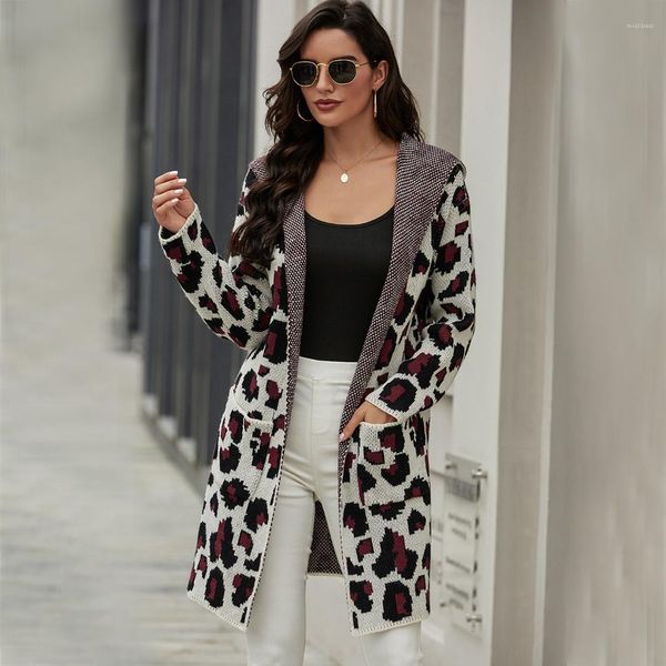 designer jackets long length cardigan women coats casual loose spring autumn ladies outerwear hooded leopard womens, Black;brown
designer jackets long length cardigan women coats casual loose spring autumn ladies outerwear hooded leopard womens, Black;brown