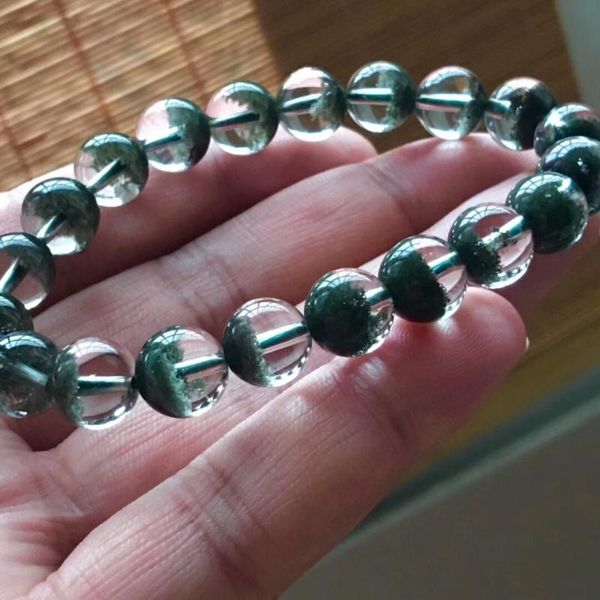 natural green phantom quartz crystal wealthy round beads bracelets 10mm women men stretch healing crystal phantom bangle, Black
natural green phantom quartz crystal wealthy round beads bracelets 10mm women men stretch healing crystal phantom bangle, Black
