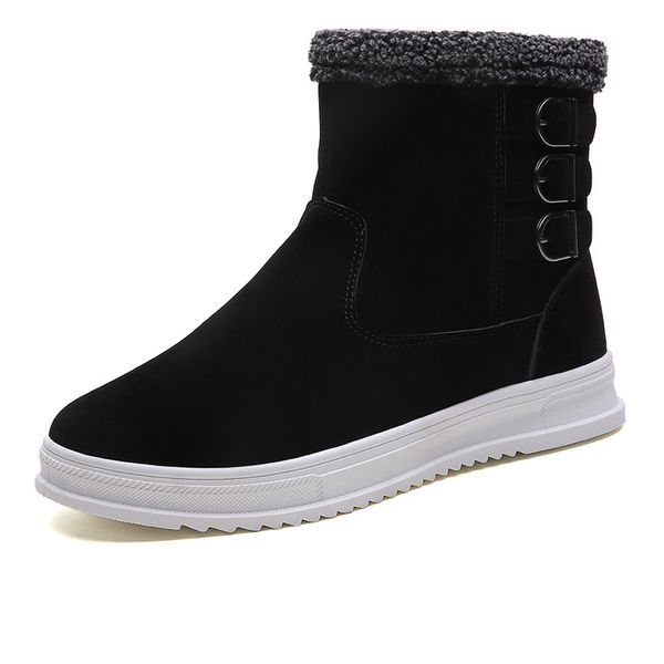 2020 new flat heel men boots cotton increase shoes male round head solid colors slip-on fashion winter botas hombre size 39-44, Black
2020 new flat heel men boots cotton increase shoes male round head solid colors slip-on fashion winter botas hombre size 39-44, Black