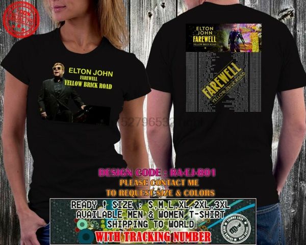 elton john tour 2018 exlusive tshirt men & women size s-3xl