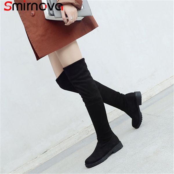 smirnova new fashion 2020 simple over the knee boots popular black flock ladies boots warm winter thigh high woman
smirnova new fashion 2020 simple over the knee boots popular black flock ladies boots warm winter thigh high woman