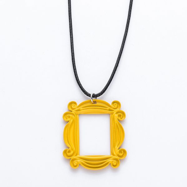 friends tv show necklace peephole frame pendant door yellow enamel necklace classic jewelry accessories gift necklaces women, Silver
friends tv show necklace peephole frame pendant door yellow enamel necklace classic jewelry accessories gift necklaces women, Silver