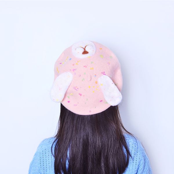 faramita holiday colorful cream miss women girls handmade french berets painter hats pink headwear wool felt caps, Blue;gray
faramita holiday colorful cream miss women girls handmade french berets painter hats pink headwear wool felt caps, Blue;gray