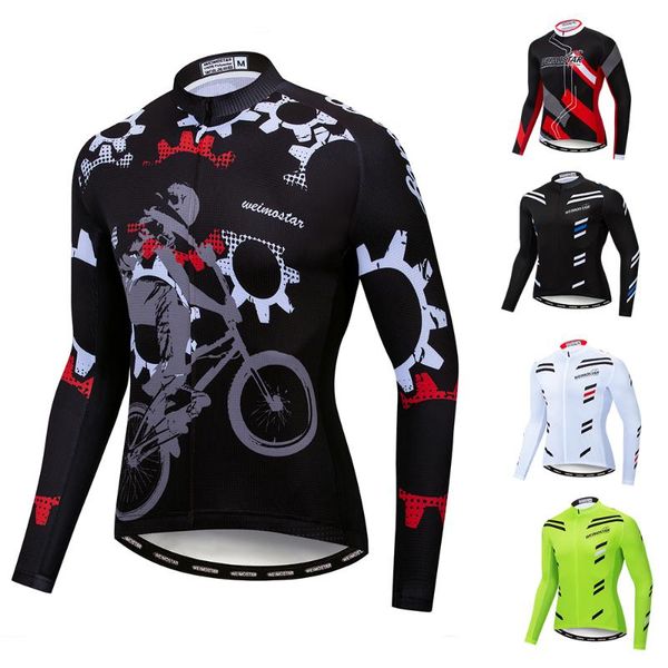 racing jackets cycling jerseys men long sleeve maillot downhill bicycle clothing ropa ciclismo shirts tight bike mtb jersey reflective green, Black;red
racing jackets cycling jerseys men long sleeve maillot downhill bicycle clothing ropa ciclismo shirts tight bike mtb jersey reflective green, Black;red