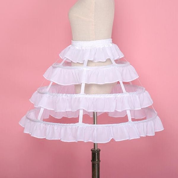 chiffon wedding ball gown dress hoop petticoat crinoline bridal accessories, White