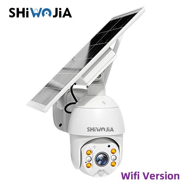 Outdoor 1080P Wifi Solar Battery PTZ Camera Waterproof Smart Home Surveillance CCTV 2MP HD Security Wireless camera A
Outdoor 1080P Wifi Solar Battery PTZ Camera Waterproof Smart Home Surveillance CCTV 2MP HD Security Wireless camera A