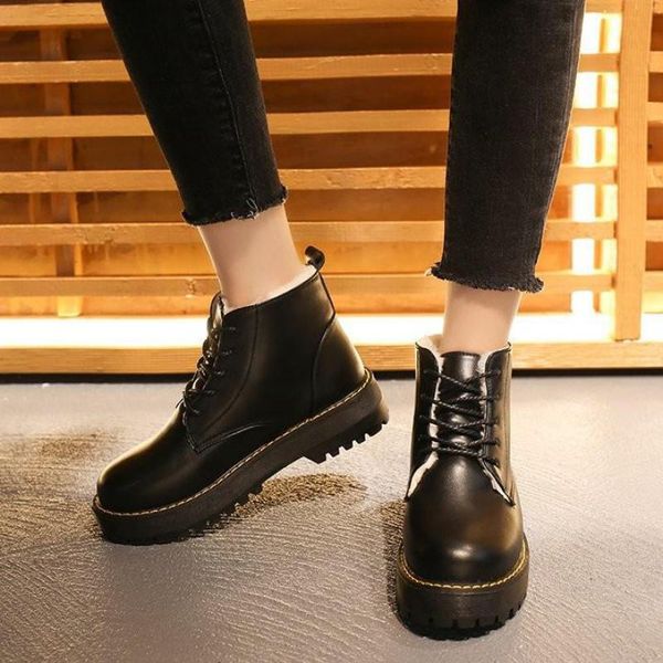 new boots women shoes pu woman boots wedge solid color fashion winter ankle winter new short fur warm 2020, Black
new boots women shoes pu woman boots wedge solid color fashion winter ankle winter new short fur warm 2020, Black