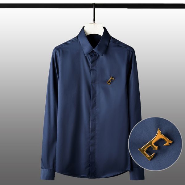 men's casual shirts solid color mens luxury metal pin long sleeve dress fashion slim fit man plus size 4xl, White;black
men's casual shirts solid color mens luxury metal pin long sleeve dress fashion slim fit man plus size 4xl, White;black
