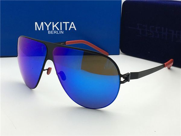 new mykita sunglasses ultralight frame without screws hubert goggles frame flap men brand designer retro coating mirror lens, White;black
new mykita sunglasses ultralight frame without screws hubert goggles frame flap men brand designer retro coating mirror lens, White;black