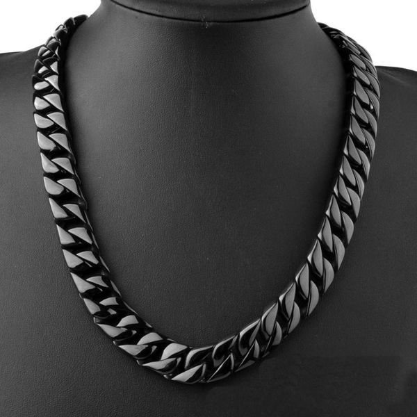 men hip hop stainless steel jewelry high polished heavy curb cuban link necklaces punk gold chains accessories 60cm*1.5cm, Silver
men hip hop stainless steel jewelry high polished heavy curb cuban link necklaces punk gold chains accessories 60cm*1.5cm, Silver
