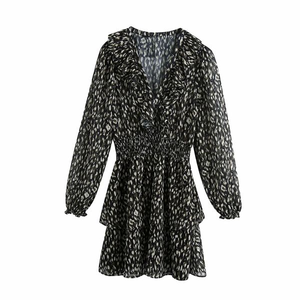 2020 long sleeve designer clothing a line v neck autumn new women's dresses fashion new fall women's dresses, animal print dresses, Black;gray
2020 long sleeve designer clothing a line v neck autumn new women's dresses fashion new fall women's dresses, animal print dresses, Black;gray
