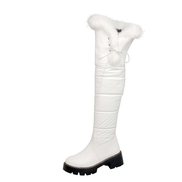 winter slip-on thick high heels waterproof snow boots women boots warm fur knee high snow shoes women shoes muje size 43, Black
winter slip-on thick high heels waterproof snow boots women boots warm fur knee high snow shoes women shoes muje size 43, Black