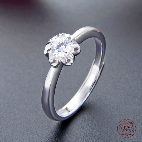 s925 sterling silver classic platinum plated resizable hollowed-out flower ring setting zircons luxury jewelry gift for wife, Golden;silver
s925 sterling silver classic platinum plated resizable hollowed-out flower ring setting zircons luxury jewelry gift for wife, Golden;silver