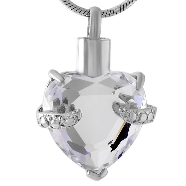 chains ijd8072 multiple colour crystal heart memorial stainless steel cremation urn pendant necklace jewelry, Silver
chains ijd8072 multiple colour crystal heart memorial stainless steel cremation urn pendant necklace jewelry, Silver