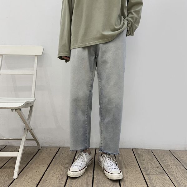 this spring autumn fashion brand wide leg men's korean style loose trendy all-match straight jeans and jeans pants rnkxl, Blue
this spring autumn fashion brand wide leg men's korean style loose trendy all-match straight jeans and jeans pants rnkxl, Blue