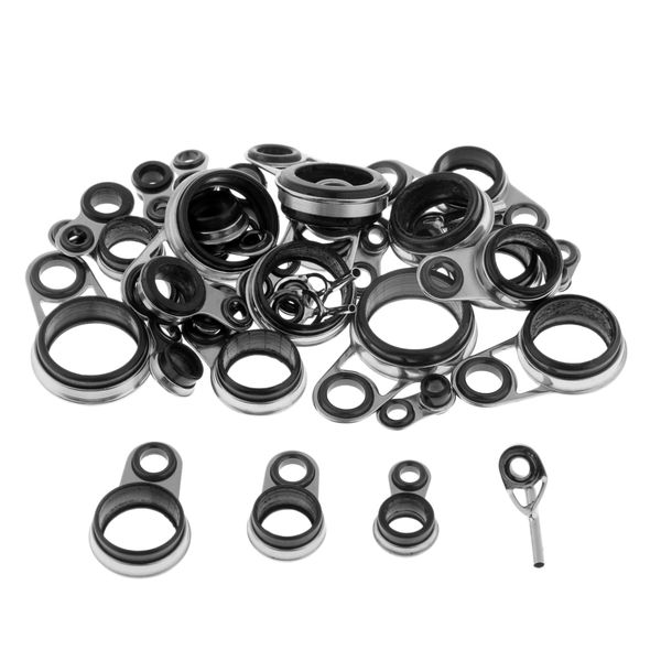 33pcs удочка полюса guides подсказка глаз кольцо для строительства диаметр 1.2-14mm
33pcs удочка полюса guides подсказка глаз кольцо для строительства диаметр 1.2-14mm