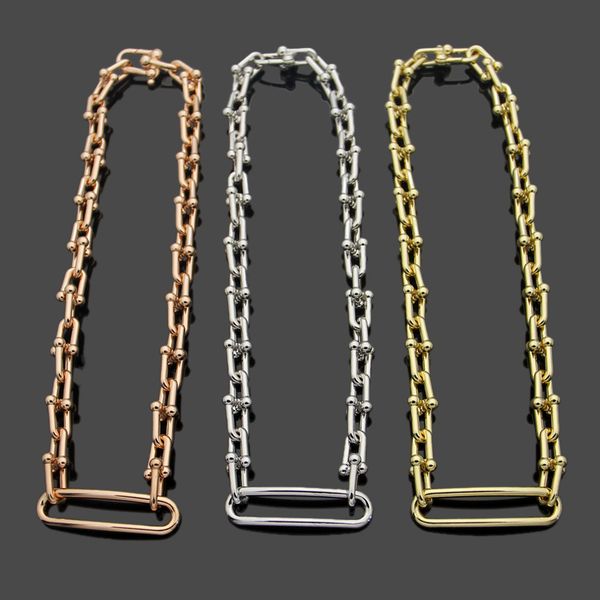 316l titanium steel necklace u-shaped clavicle double chain pendant necklace for women charm jewelry, Silver
316l titanium steel necklace u-shaped clavicle double chain pendant necklace for women charm jewelry, Silver