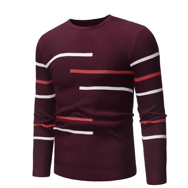 men's sweaters zogaa male knitwear sweater warm patchwork round collar cotton striped clothing men casual wool knitted pullovers, White;black
men's sweaters zogaa male knitwear sweater warm patchwork round collar cotton striped clothing men casual wool knitted pullovers, White;black