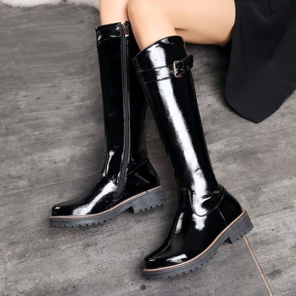shoes women boots over knee zipper booties woman 2020 low heel round toe winter footwear boots-women luxury designer shoes, Black
shoes women boots over knee zipper booties woman 2020 low heel round toe winter footwear boots-women luxury designer shoes, Black