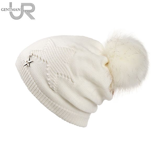 beanie/skull caps est women warm winter hat add fur lined five-pointed star knitted fashion pompoms for soft beanies, Blue;gray
beanie/skull caps est women warm winter hat add fur lined five-pointed star knitted fashion pompoms for soft beanies, Blue;gray